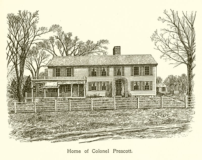 Prescott ezredes otthona, Bunker Hill alkotó: American School