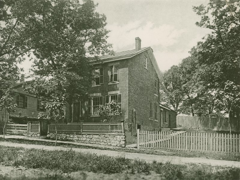 Ulysses S Grant otthona 1861-ben (fotogravír) alkotó: American School