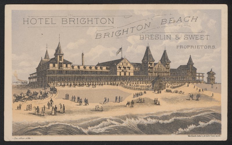 Hotel Trade Card (színes gravírozás) alkotó: American School