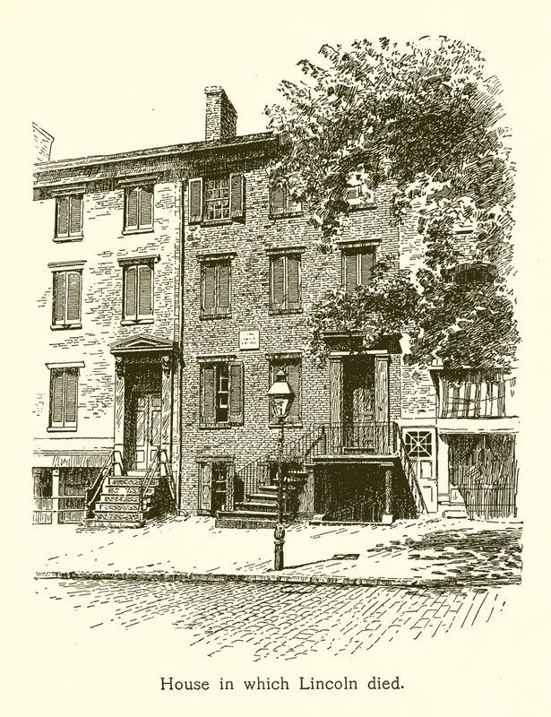 Ház, amelyben Lincoln meghalt, Abraham Lincoln alkotó: American School