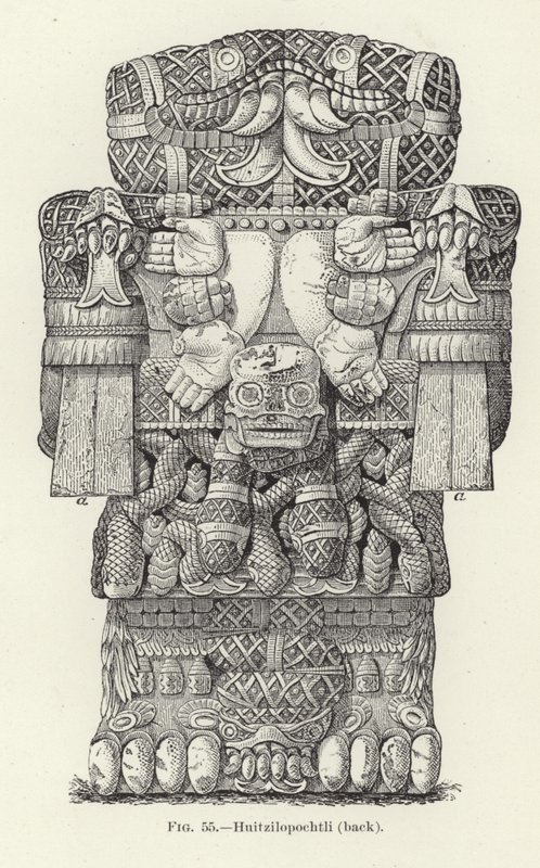 Huitzilopochtli (hátul) alkotó: American School