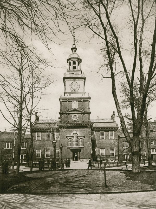 Independence Hall, Philadelphia (fotónyomat) alkotó: American School