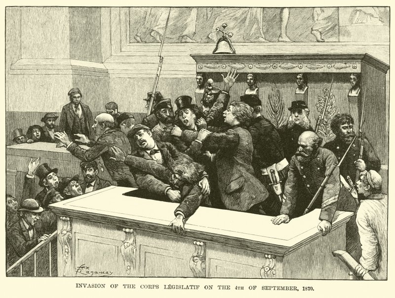 A Corps Legislatif megtámadása 1870. szeptember 4-én alkotó: American School