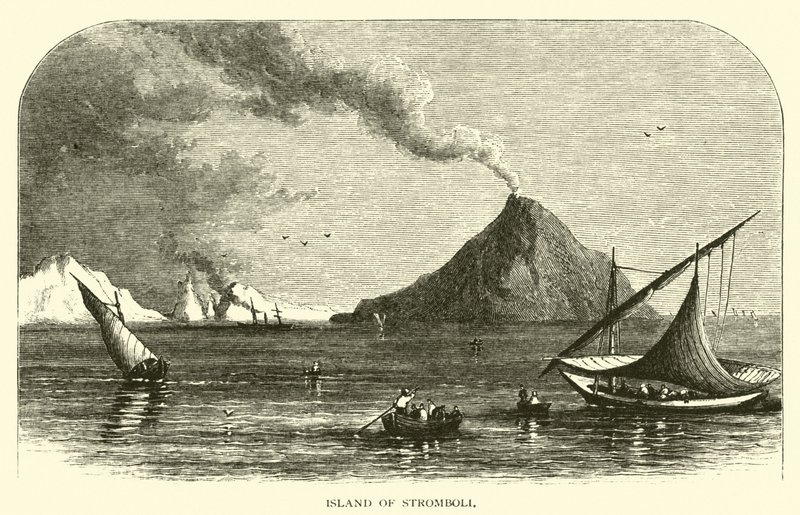 Stromboli szigete alkotó: American School