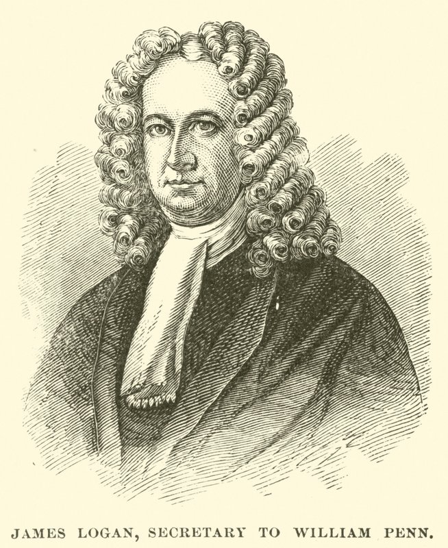 James Logan, William Penn titkára (metszet) alkotó: American School