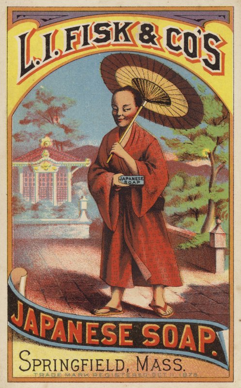 Japán férfi kezében szappant alkotó: American School