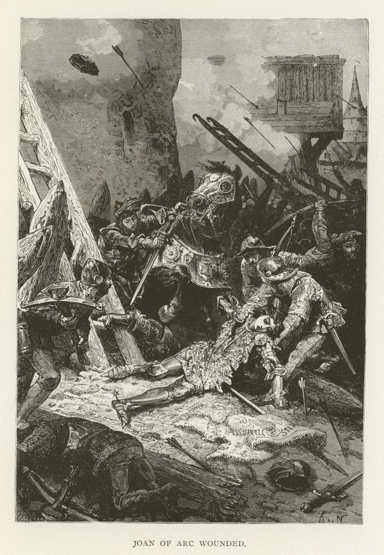 Jeanne of Arc megsebesült alkotó: American School