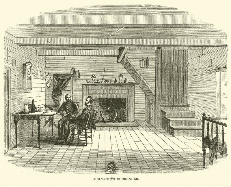 Johnston megadja magát, 1865. április alkotó: American School
