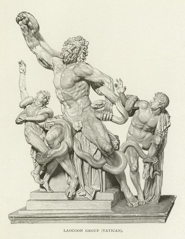 Laocoon csoport, Vatikán alkotó: American School