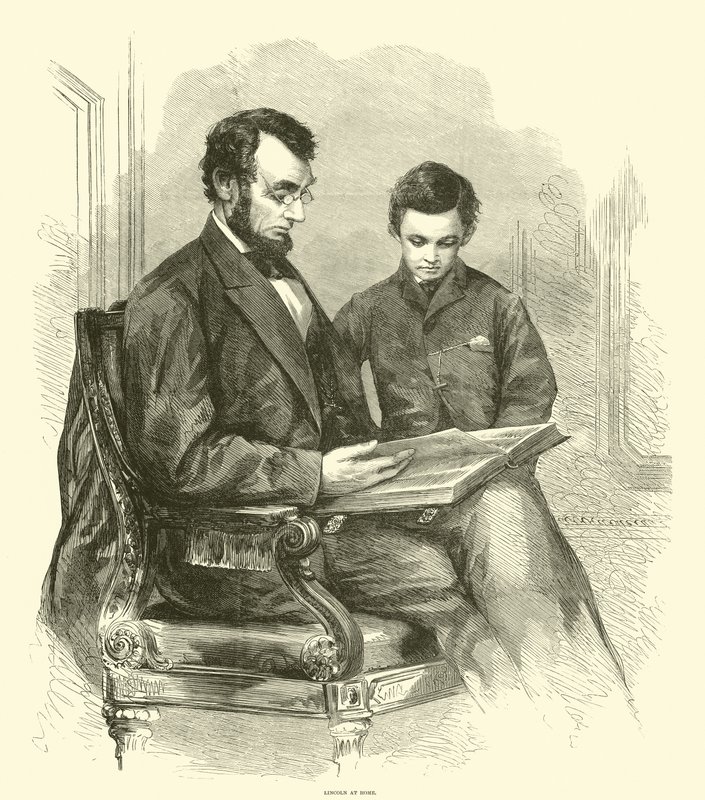 Lincoln otthon, 1865. április alkotó: American School