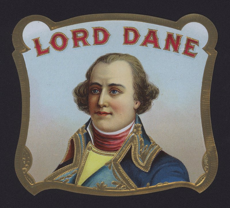 Lord Dane, szivarcímke (chromolitho) alkotó: American School