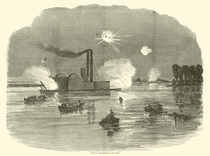 A Nyugat királynőjének elvesztése, 1863. február alkotó: American School