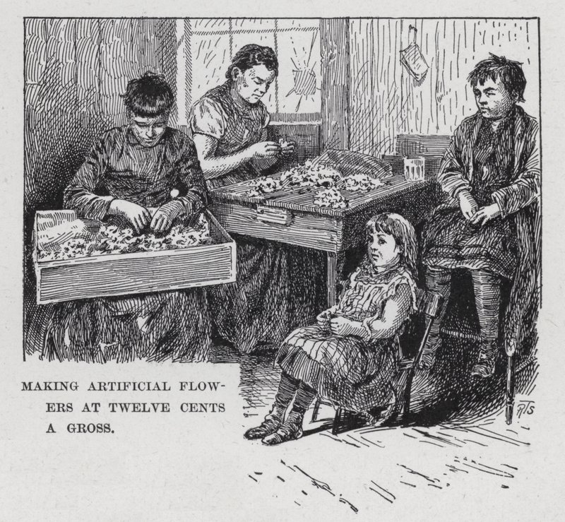 Művirág készítés bruttó tizenkét centért (litho) alkotó: American School