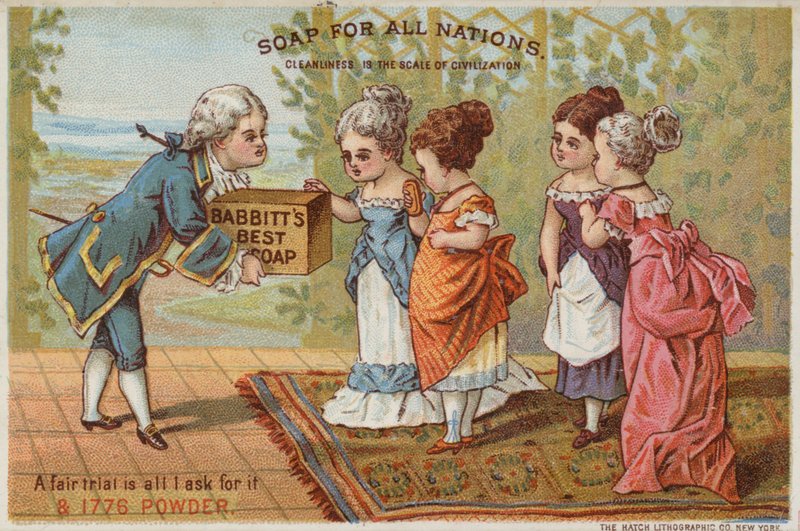 Férfi Szappant Szállító Hölgyeknek alkotó: American School