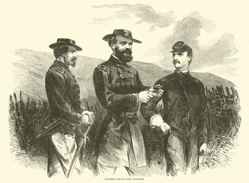 McPherson és főmérnökei, 1863. május alkotó: American School