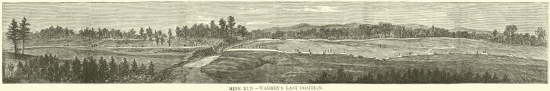 Mine Run, Warrens utolsó pozíciója, 1863. november alkotó: American School