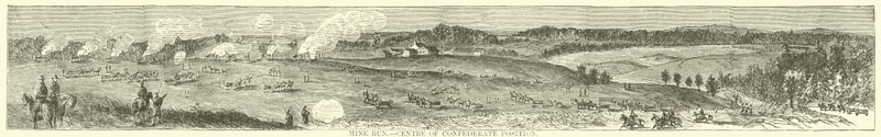 Mine Run, a konföderációs pozíció központja, 1863. november alkotó: American School