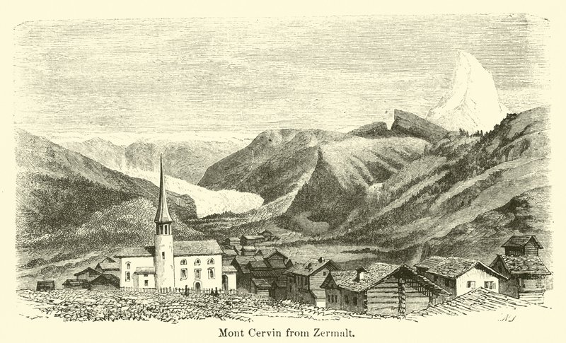 Mont Cervin a Zermalttól alkotó: American School