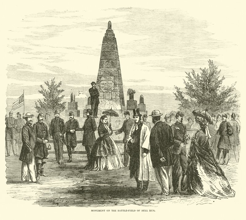 Emlékmű a Bull Run csataterén, 1862. szeptember alkotó: American School