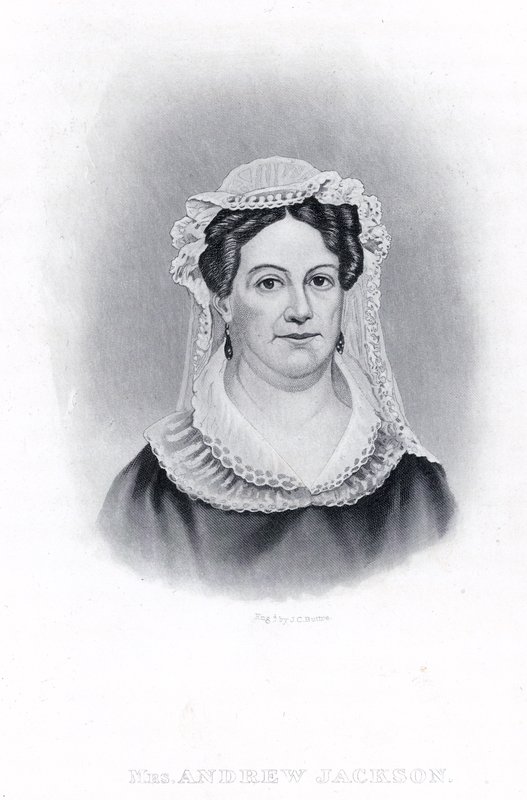 Mrs Andrew Jackson (metszet) alkotó: American School