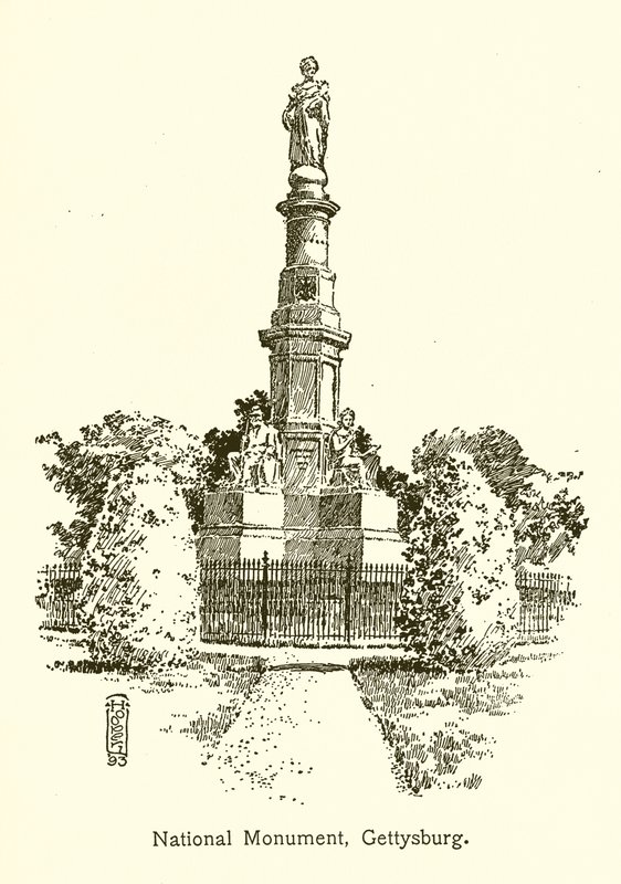 Nemzeti emlékmű, Gettysburg alkotó: American School