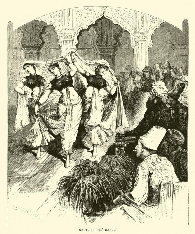 Nautch lányok táncolnak alkotó: American School