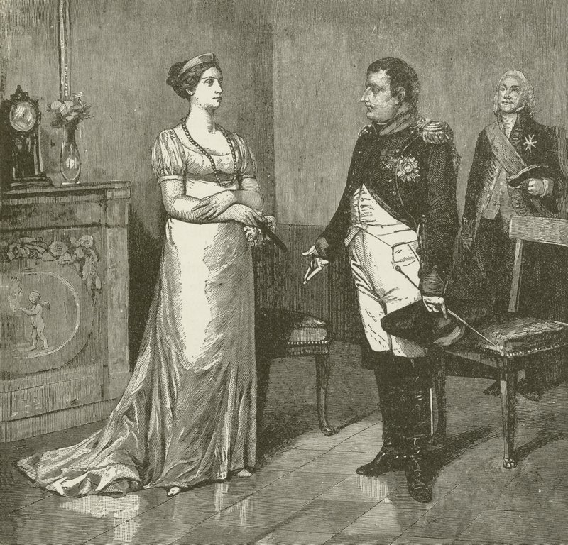Napóleon bejelentette Josephine-nek a válását alkotó: American School