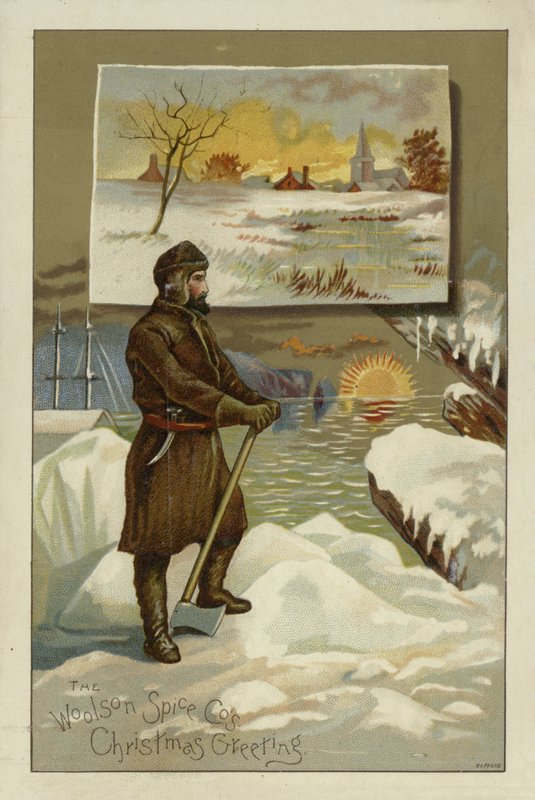 Északi-sark (chromolitho) alkotó: American School
