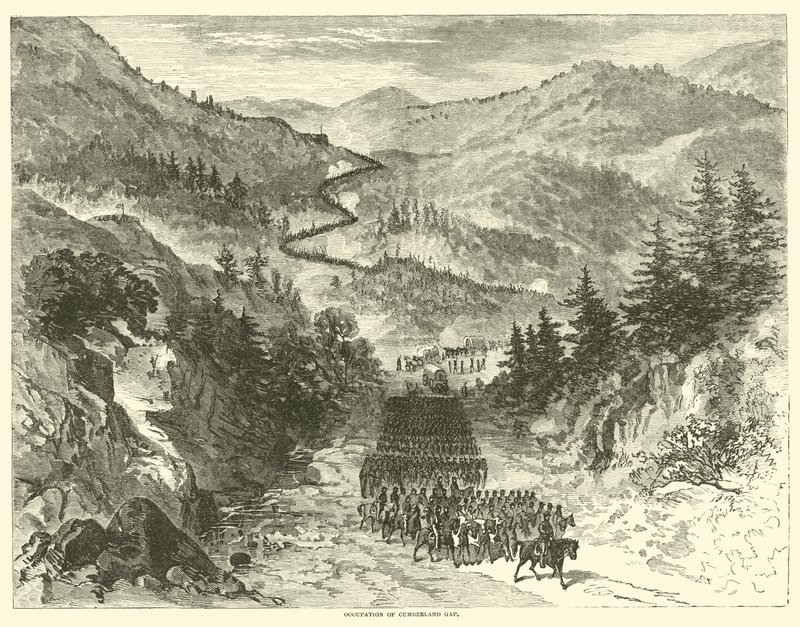 Cumberland Gap elfoglalása, 1863. szeptember alkotó: American School