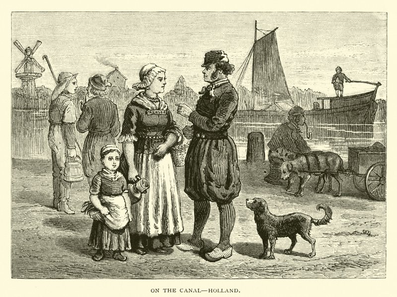A csatornán, Hollandiában alkotó: American School