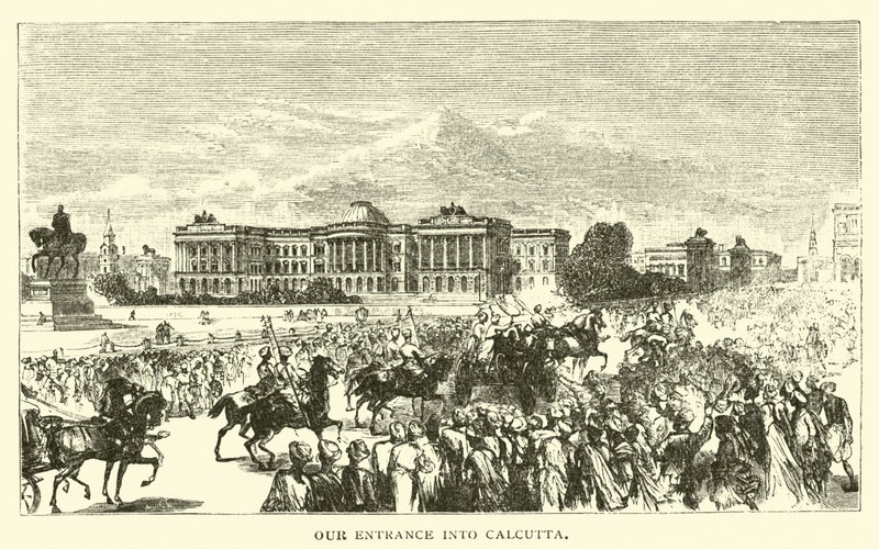 Belépésünk Kalkuttába alkotó: American School