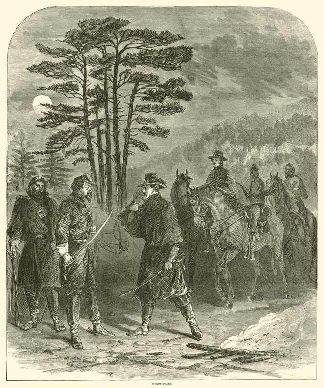 Piketőrség, 1863. január-április alkotó: American School