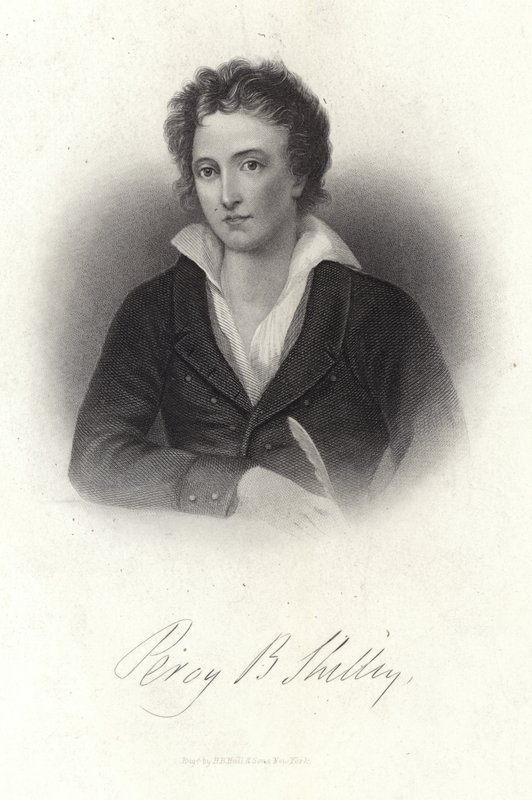 Percy Bysshe Shelley portréja alkotó: American School