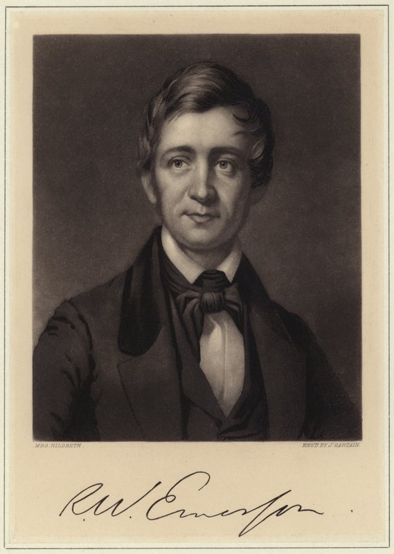 Ralph Waldo Emerson portréja alkotó: American School