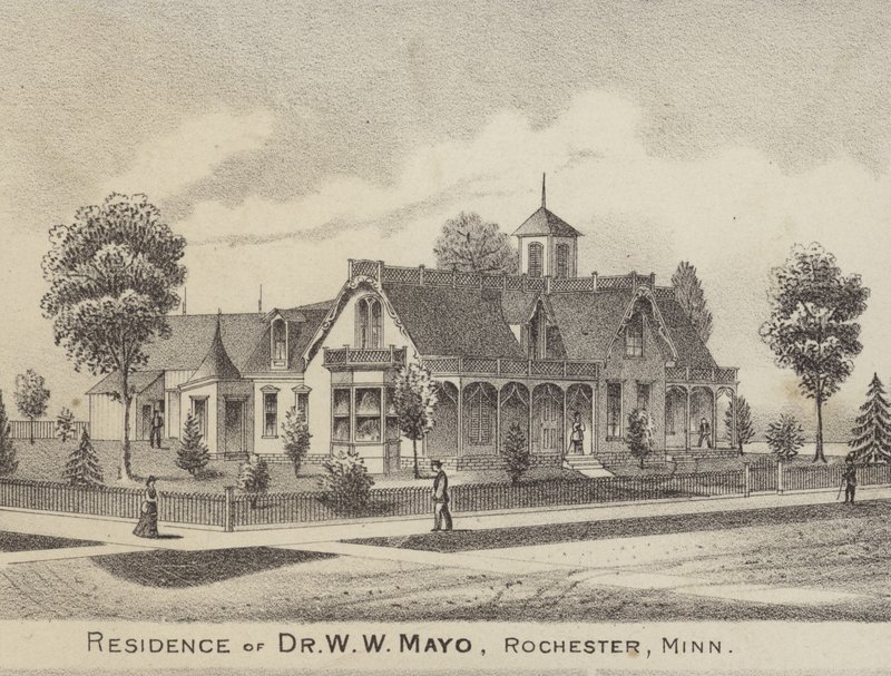 Dr. W. W. Mayo rezidenciája, Rochester, Minnesota, USA alkotó: American School