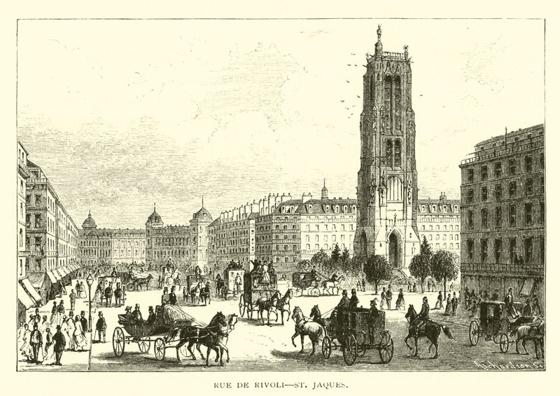 Rue de Rivoli, St Jacques alkotó: American School