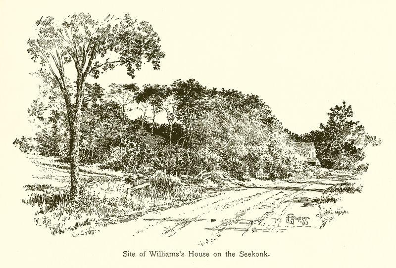 A Williamss ház helye a Seekonkon alkotó: American School
