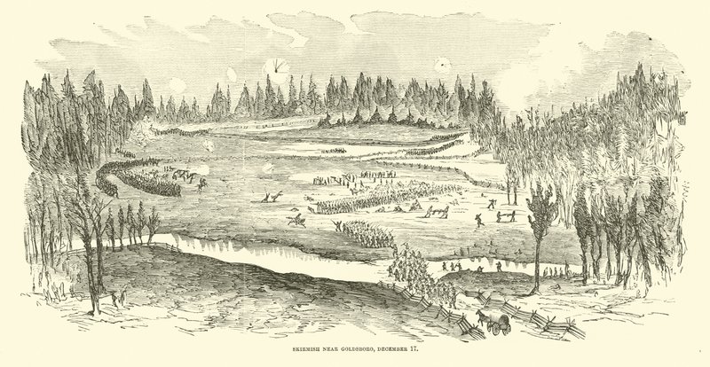 Csetepaté Goldsboro mellett, 1862. december 17 alkotó: American School