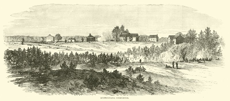 Spotsylvania bírósági épülete, 1864. május alkotó: American School