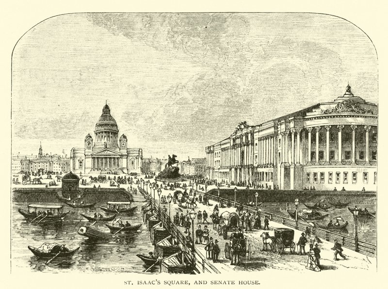 A Szent Izsák tér és a Szenátus Háza alkotó: American School
