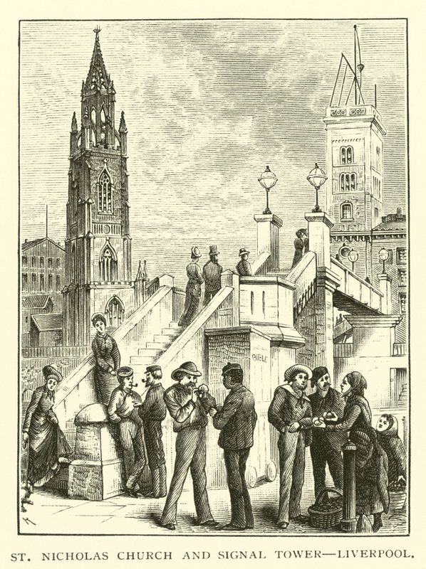 Szent Miklós-templom és Signal Tower, Liverpool alkotó: American School