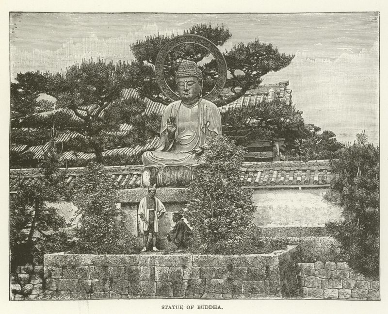 Buddha szobra alkotó: American School