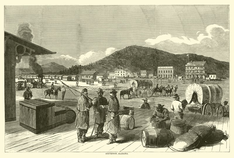 Stevenson, Alabama, 1863. augusztus alkotó: American School