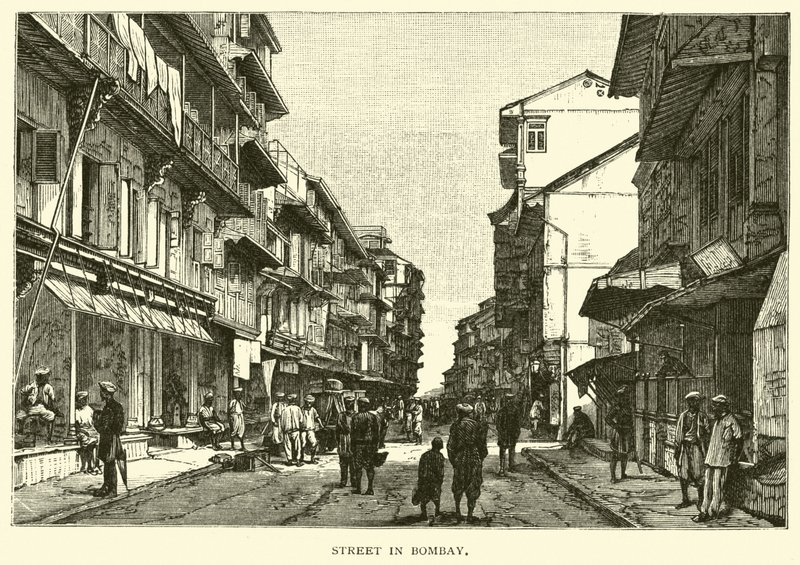 Utca Bombayben alkotó: American School