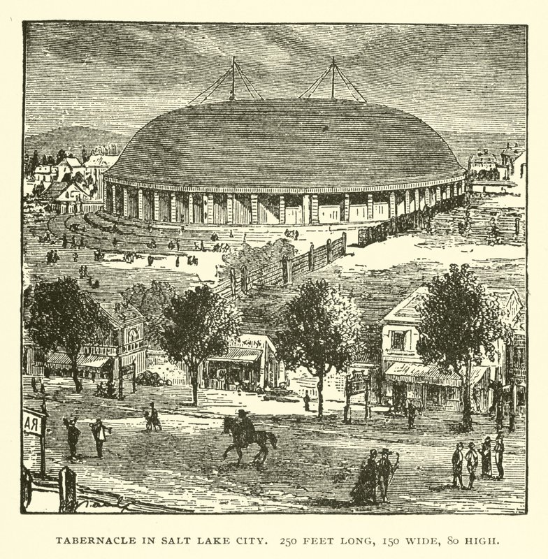 Tabernákulum Salt Lake Cityben, 250 láb hosszú, 150 szélesség, 80 magas alkotó: American School