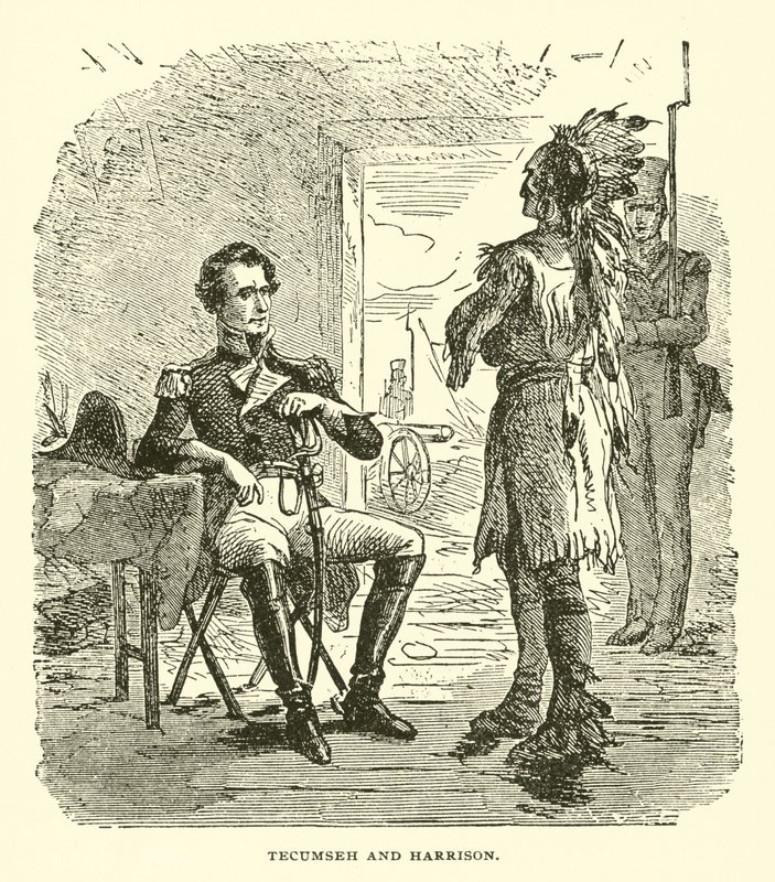 Tecumseh és Harrison alkotó: American School