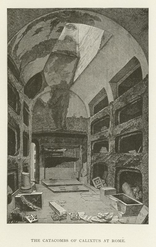 Calixtus katakombái Rómában alkotó: American School
