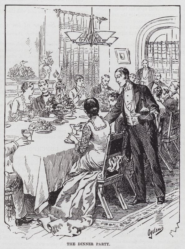 The Dinner Party (metszet) alkotó: American School
