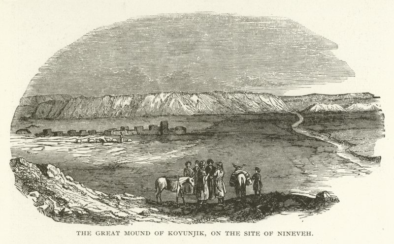 Koyunjik nagy halma, Ninive helyén alkotó: American School