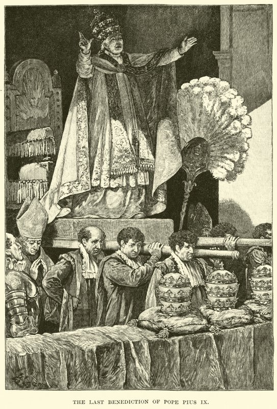 Pius pápa utolsó áldása IX alkotó: American School